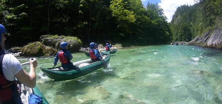 Rafting na rieke Salza v Rakúsku 