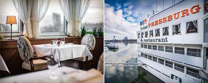 Večera na lodi s prechádzkou pri Dunaji. Testovali sme Botel Pressburg Restuarant