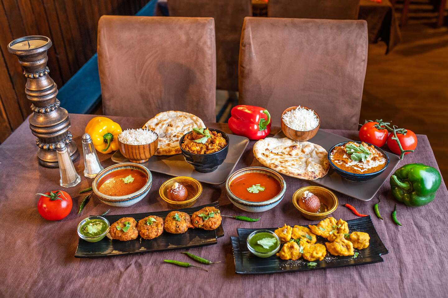 Indické 4-chodové menu pre 2 osoby v reštaurácii Masala Darbar s možnosťou "take away"