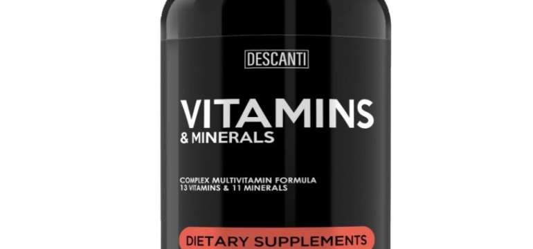 Descanti Vitamins & minerals, 60 tbl