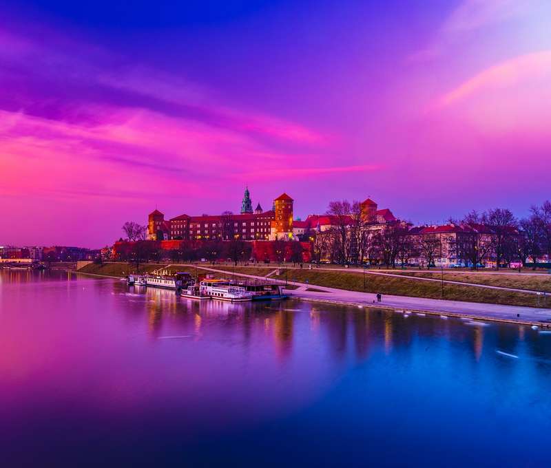 Hrad Wawel v Krakove