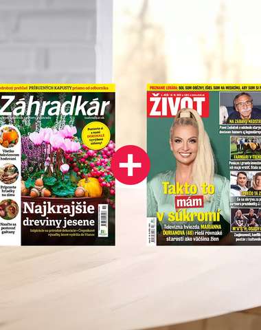 Ročné predplatné ŽIVOT + ZÁHRADKÁR