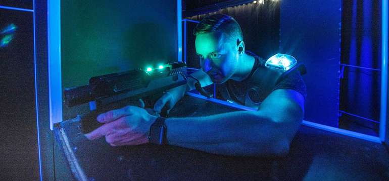 SWAT laser aréna v Bratislave.
