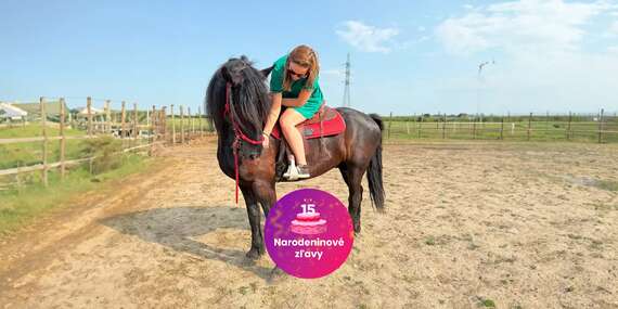 NARODENINY: Prechádzka na koni s inštruktorom v Šenkviciach - len 10 min. od Pezinka/Šenkvice