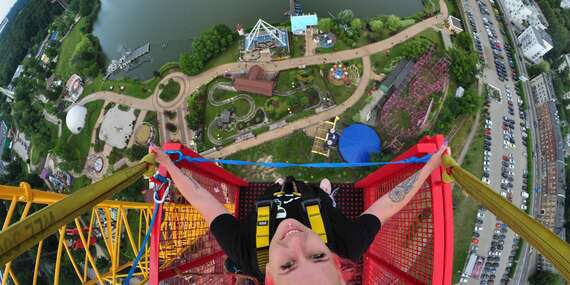 PRVÝKRÁT U NÁS: Extrémny bungee jumping z 90 m v poľskom Chorzówe/Polsko - Chorzów