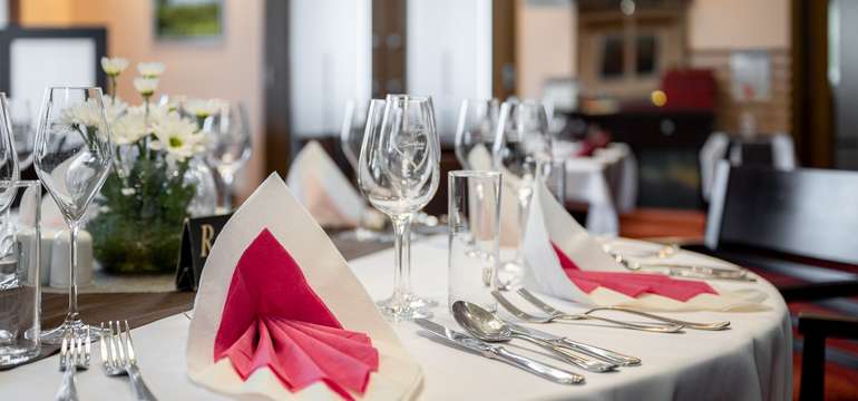 Hotelová restaurace nabídne nejen příjemné posezení, ale i gastronomocký zážitek