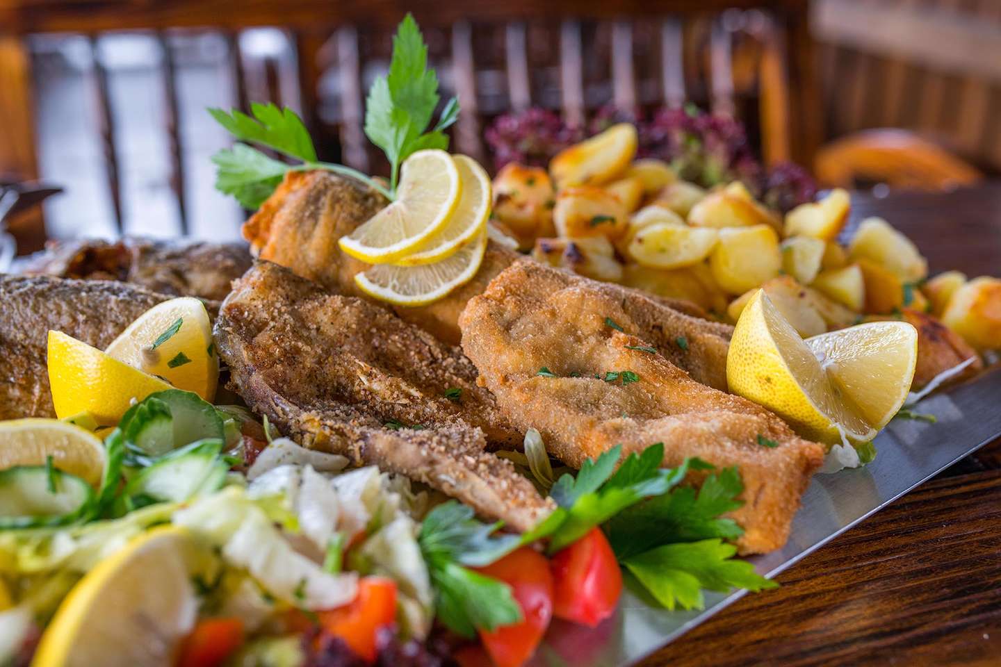 Misa plná rýb v Oáze pri Draždiaku pre 2 až 3 osoby