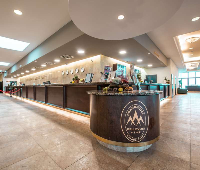 Recepcia v GRAND HOTEL BELLEVUE**** vo Vysokých Tatrách