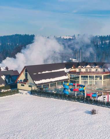 Termálne kúpele Termy Szaflary ležia 22 km od našich hraníc