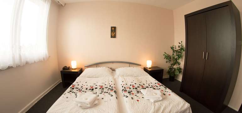 Příjemně zařízené pokoje hotelu Milotel