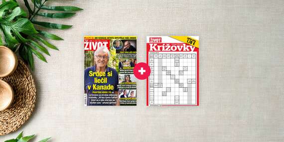 Ročné predplatné týždenníka ŽIVOT a mesačníka ŽIVOT KRÍŽOVKY/Slovensko