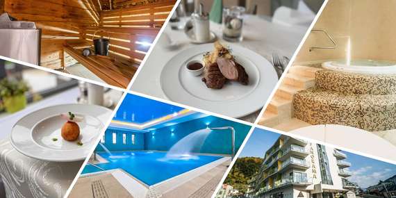 Romantická 3-chodová večera a wellness v Hoteli Panorama**** v centre Trenčianskych Teplíc/Trenčianske Teplice