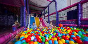 Vstup na ihrisko PLAY PLANET vo Vysokých Tatrách s kaviarňou