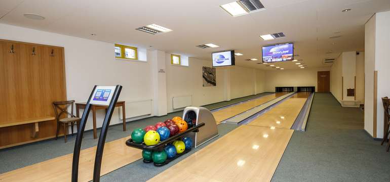 V rámci pobytu máte slevu 50% na bowling
