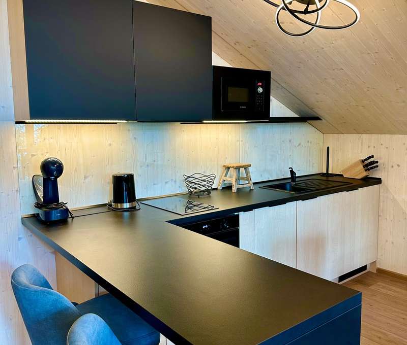 Moderný apartmán Tri smreky v Demänovskej Doline - kuchyňa