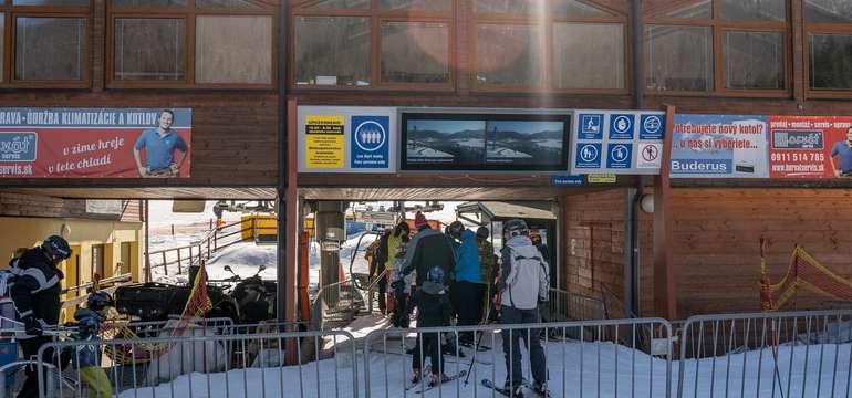 Lyžiarske stredisko Vrátna Malá Fatra je výnimočné svojou polohou