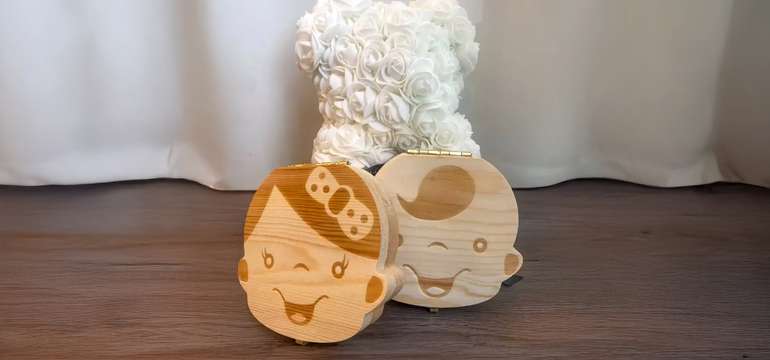 Box na mliečne zúbky pre dievčatá aj chlapcov (slovenský jazyk)