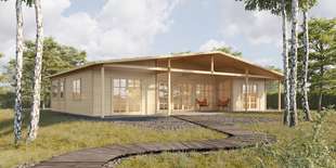 Zrubová chata Riviera (6 izieb / 119 m2)