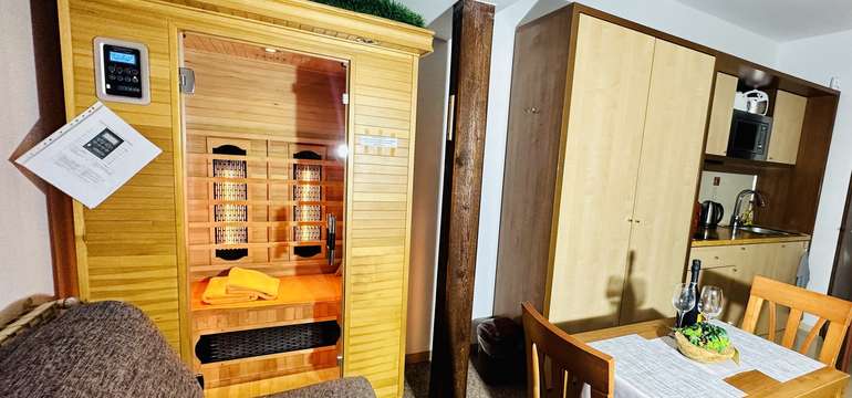 Priamo na apartmáne nájdete privátnu sunu