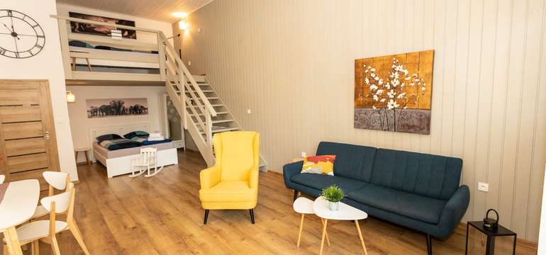 V Horskom dome nájdete dva apartmány, oba sú na prízemí