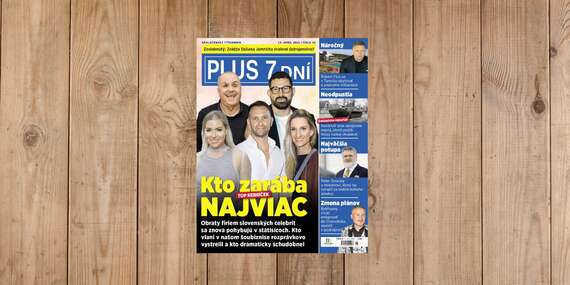 Ročné predplatné najčítanejšieho týždenníka na Slovensku PLUS 7 DNÍ/Slovensko