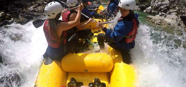 Rafting na rieke Salza v Rakúsku 