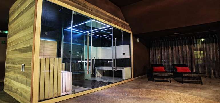 Vo wellness centre pribudla aj nová fínska sauna a zrekonštruovali sa šatne