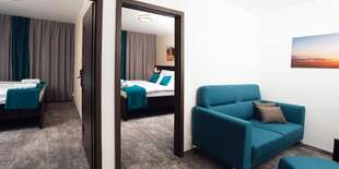 Komfortné ubytovanie v apartmáne/rodinnej izbe v košickom hoteli Crystal***