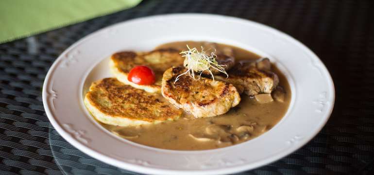 V penzionu naleznete skvělou restauraci