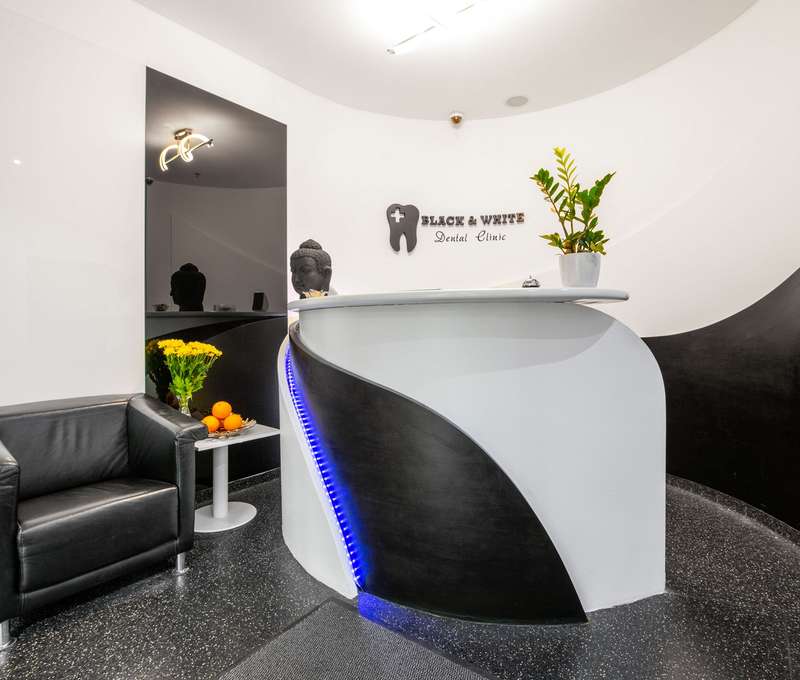 Priestory Black & White Dental Clinic v Bratislave