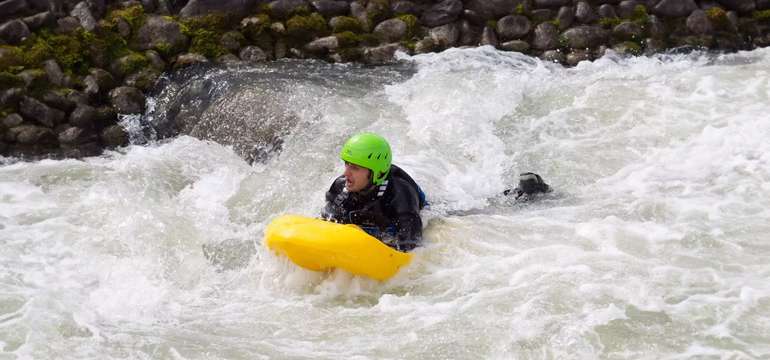 Hydrospeed na Divokej Vode v Čunove