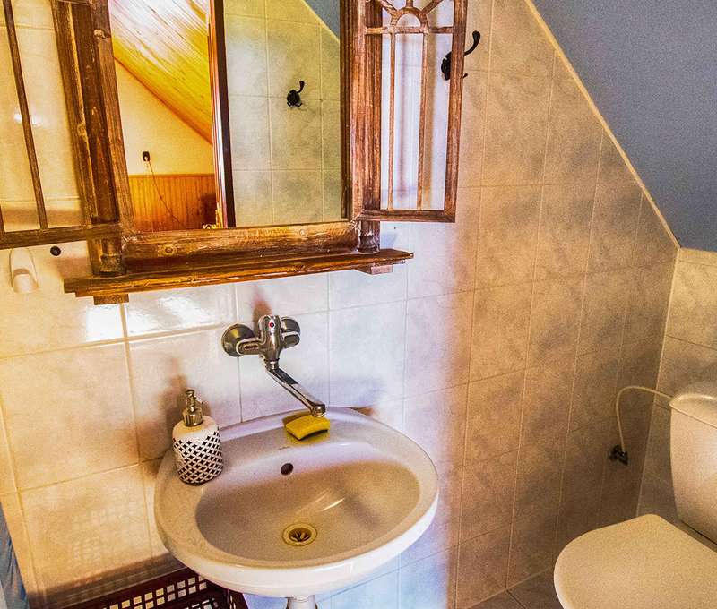 Súčasťou izieb v penzióne Šilon je aj sociálne zariadenie