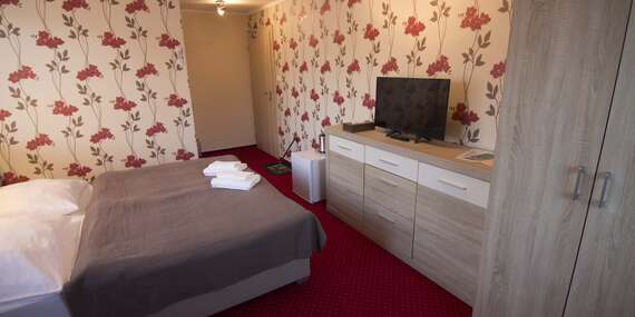 Pobyt v centre Bojníc v Penzióne Galéria so vstupom do vodného sveta/Bojnice