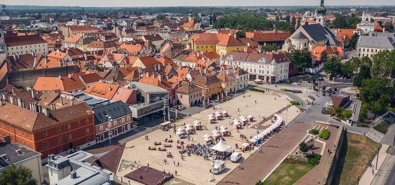 V historickom centre Győru na vás zapôsobí jeho genius loci