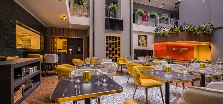 Moderný a štýlový interiér hotela Allora Hotel Budapest 4****