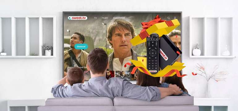 Predplatné online TV, prémiových filmov a rozprávok SWEET.TV