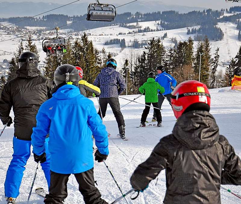 Rusin-Ski ponúka bezpečné svahy a časť vyhradenú pre lyžiarov - začiatočníkov