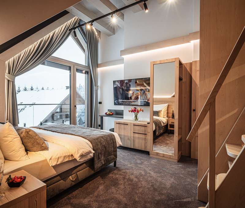 Rodinný mezonetový pokoj v apartmánu Viktória
