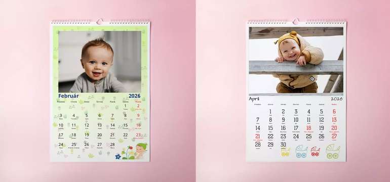 Nástenný mesačný fotokalendár - formát A3 a A4