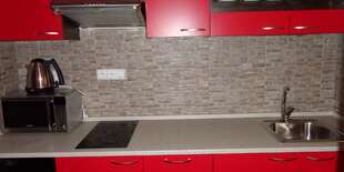 Štúdio penziónu Anesis*** má manželskú posteľ a kuchynku s plným vybavením