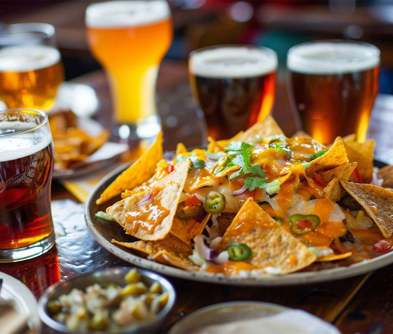 Syrové nachos s pivkom v TIME bare (ilustračné foto)
