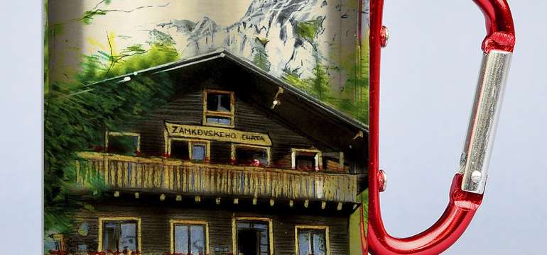 Turistický nerezový termohrnček 