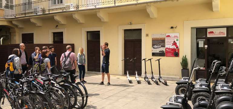 Prehliadka na Segway alebo prenájom elektrickej kolobežky aj s nabíjačkou