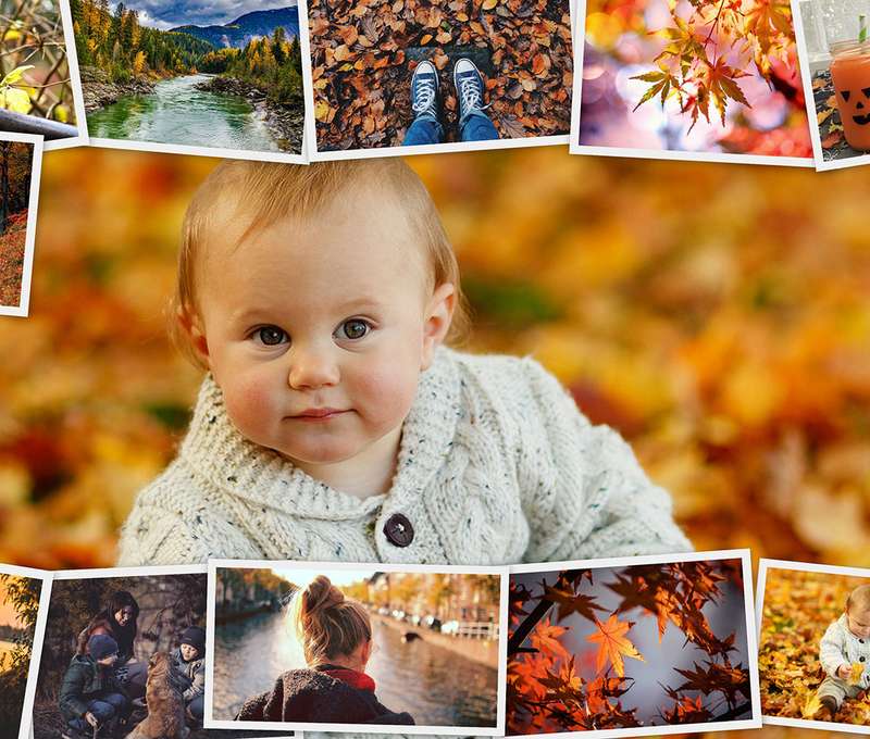 Koláž na plátne z vlastných fotografií - veľa rozmerov na výber