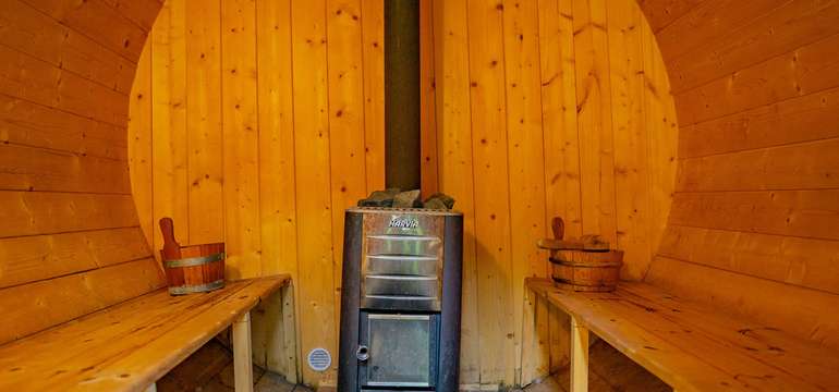 Fínska barelová sauna