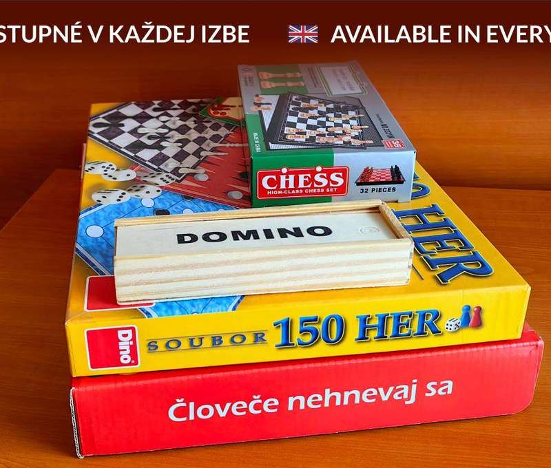 Hry dostupné v každej izbe