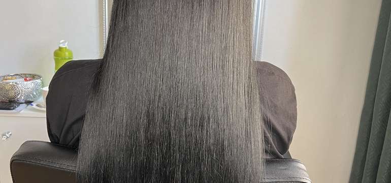 Ukážka výsledkov ošetrenia v salóne Hairbox
