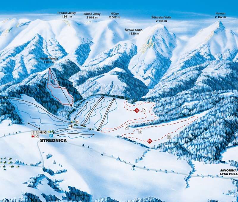   SKICENTRUM STREDNICA - ŽDIAR 