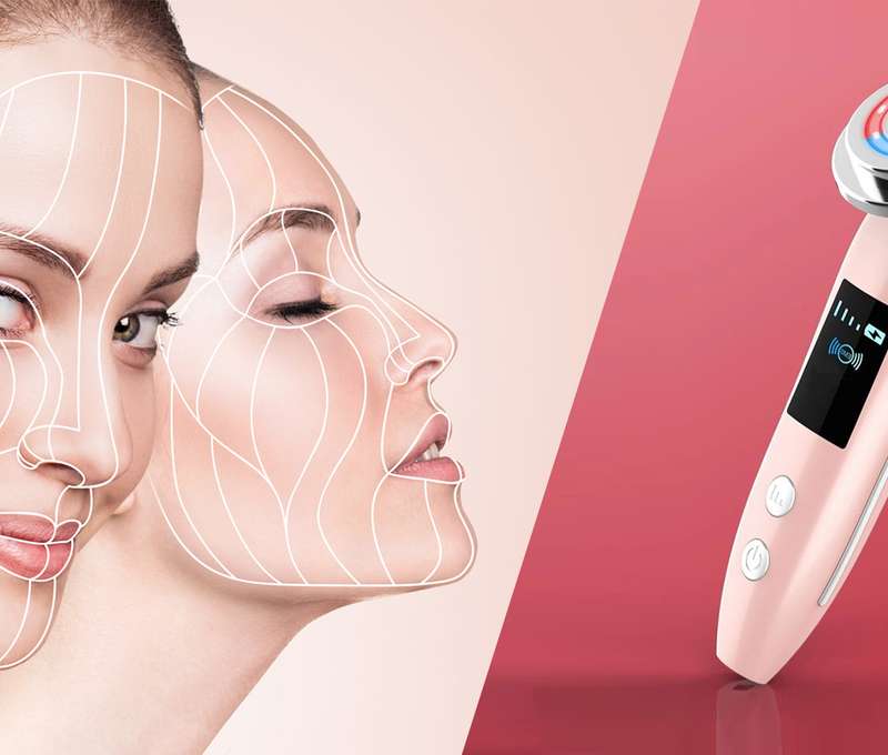 Rádiofrekvenčný prístroj EMS Beauty až na 7 kozmetických procedúr ako zo salóna