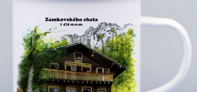 Turistický smaltovaný hrnček